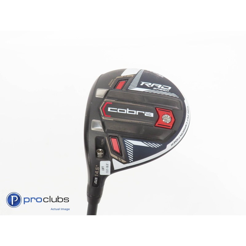 Left Handed Cobra RAD Speed 14.5* 3 WOOD Peacoat – Motore 7S Stiff Flex – 375928