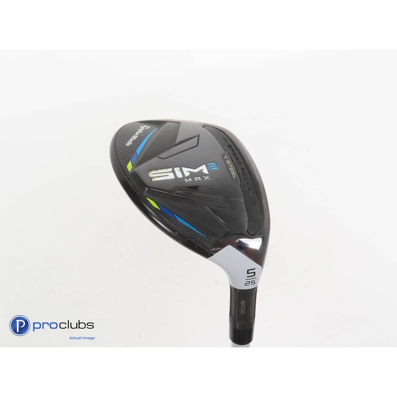 Nice! Ladies TaylorMade SIM2 MAX Rescue 25* 5 Hybrid – Aldila NV Ladies – 328775