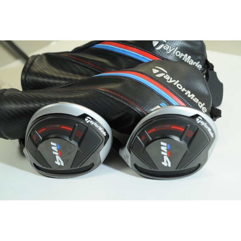 TaylorMade M4 3HL and 5HL Fairway Wood Set Senior Flex RH Atmos Graphite #185804