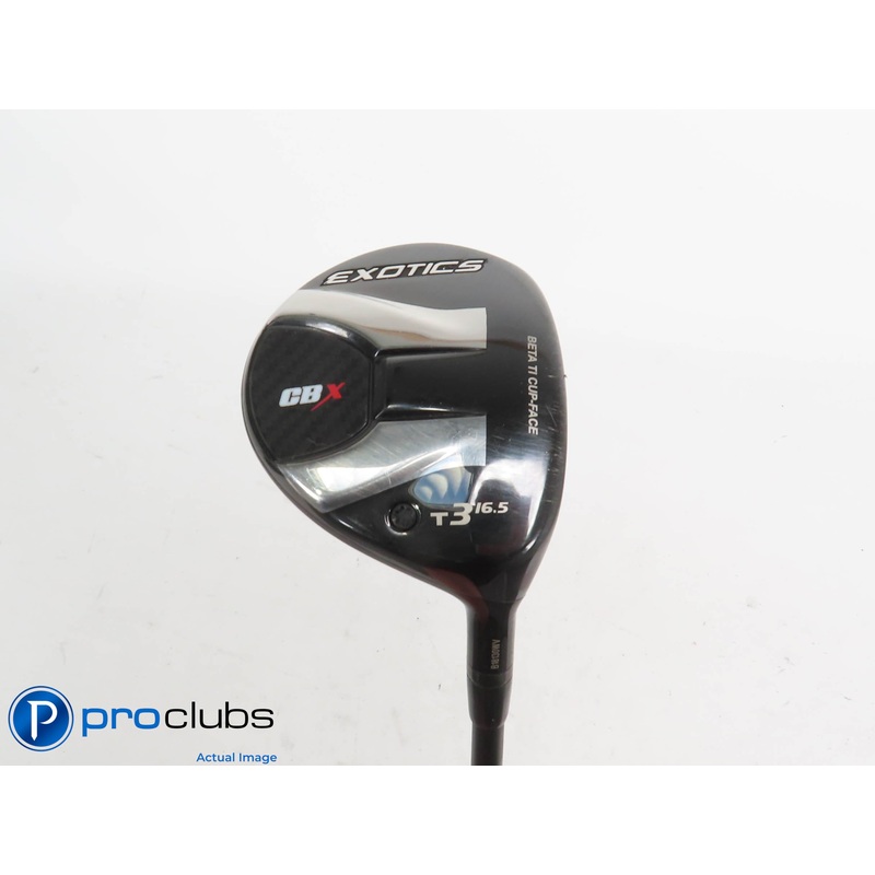 Tour Edge Exotics CBX 16.5* 3 Wood – Project X HZRDUS 63g 5.5 Regular – 420654