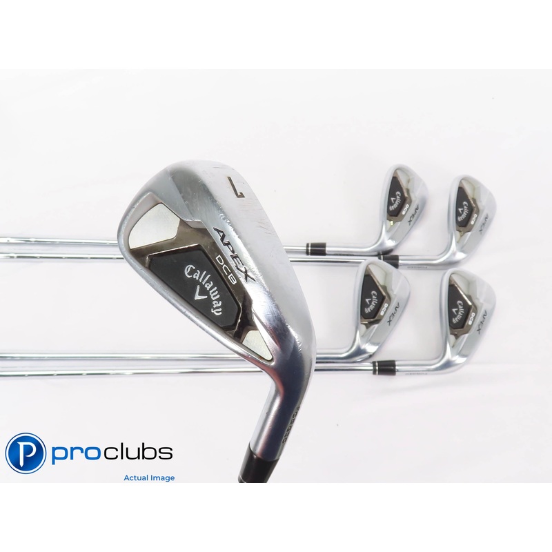 Callaway ’21 APEX DCB 7-PW,AW IRON SET – Elevate Regular Flex Steel +1.5″ 438868