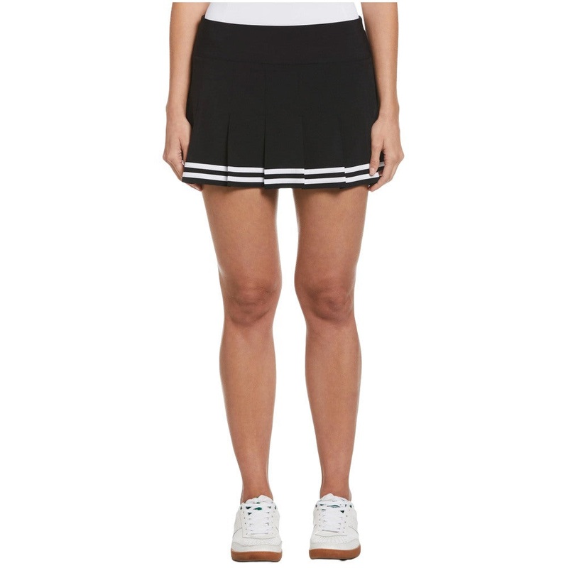 Original Penguin 13″ Contrast Hem Pleated Golf Skort Caviar – SS24 Women