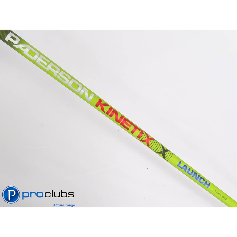 PADERSON KINETIXX BALLISTIC KG65-D10 Senior Flex DRIVER SHAFT w/ PING #441195
