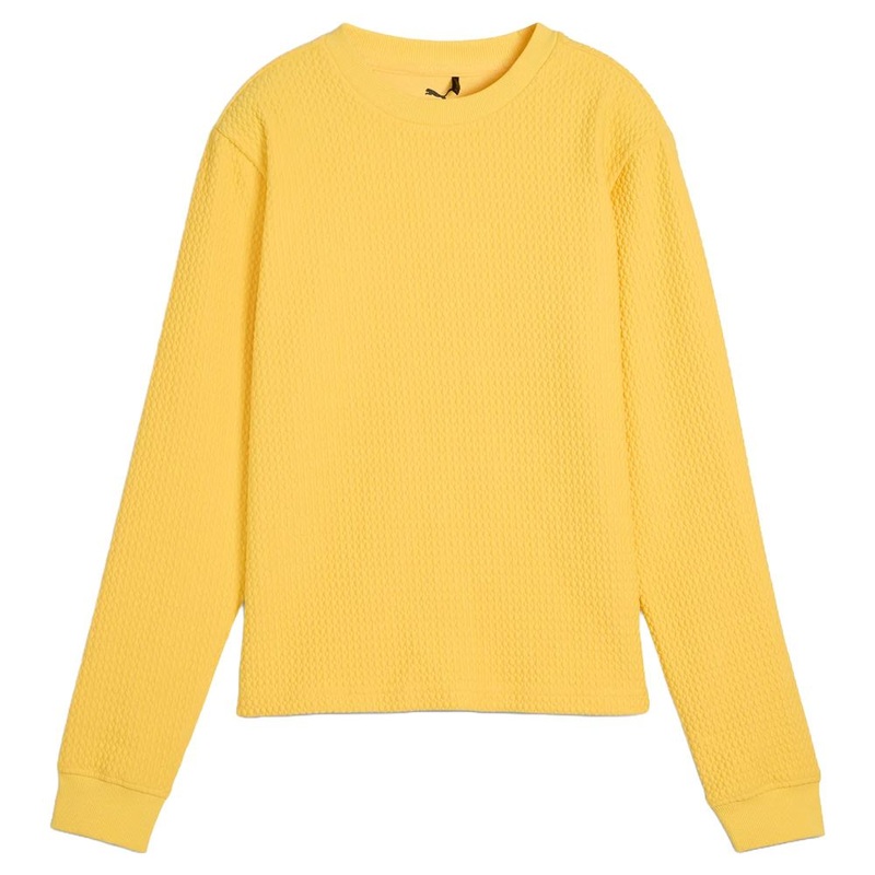 PUMA Boulder Crew Golf Sweater Sunny Yellow – SS25 Women