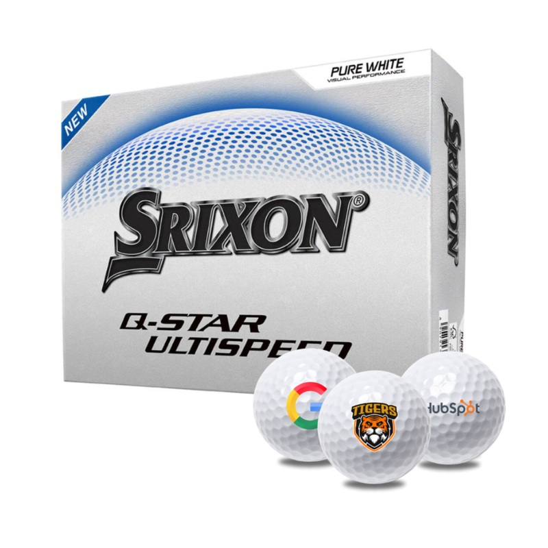 Custom Logo Srixon Q-Star UltiSpeed Golf Balls