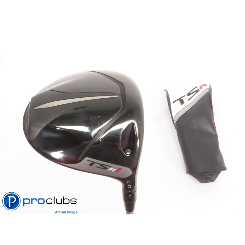 Nice! Titleist TSr1 10* Driver w/HC – Mitsubishi MMT 40g Regular Flex – 438418
