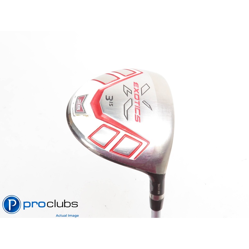Tour Edge Exotics XCG5 15* 3 Wood – Grafalloy Pro Launch 45g Regular Flex #42432