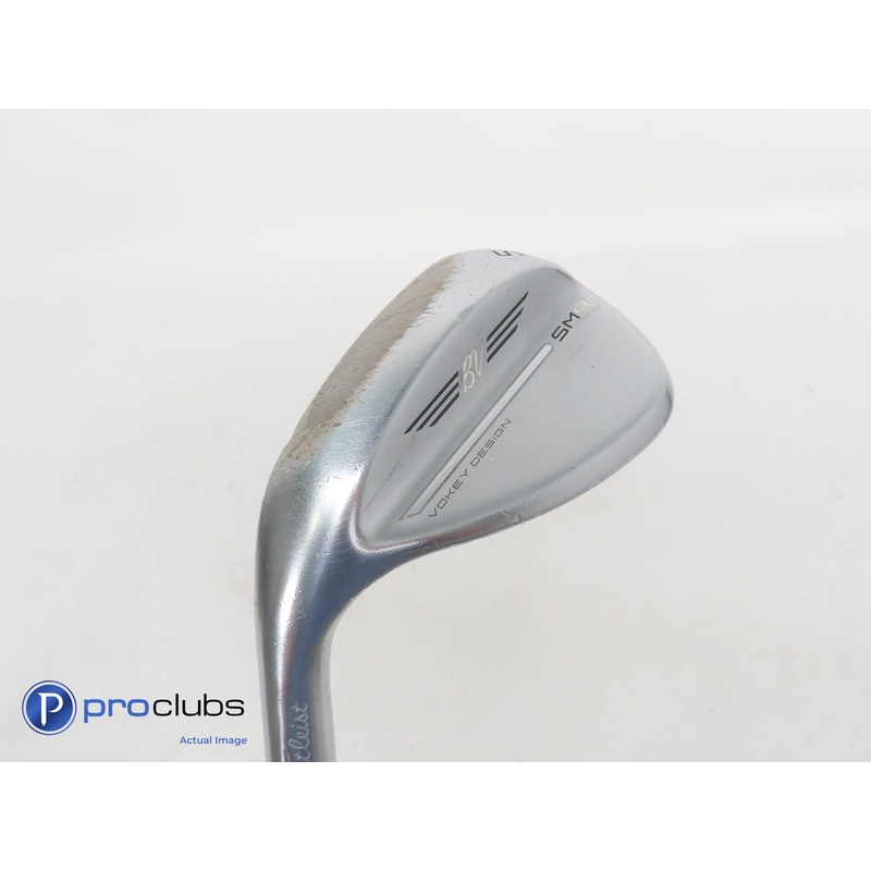 Left Handed Titleist Vokey SM9 Chrome D-Grind 58*(12*) Wedge – KBS Stiff 359205
