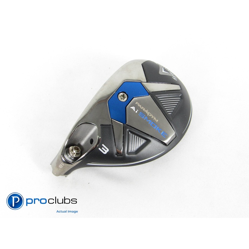 Mint! Left-Handed Callaway Paradym Ai Smoke 18* 3 Hybrid – Head Only – 431213