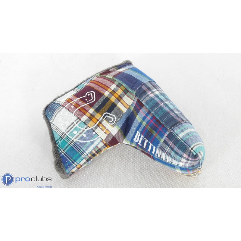 Rare! Bettinardi Blue Patch Madras Blade Headcover – 400453
