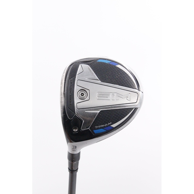 Lefty TaylorMade Sim Ti 15 3 Wood S Flex 43″